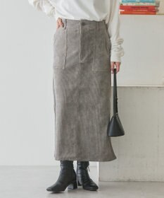 AMERICAN HOLIC コーデュロイベイカータイトスカート