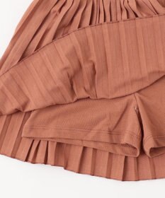 組曲 KIDS 【インパンツ付き】【110-140㎝】ＴＣ天竺プリーツ スカッツ