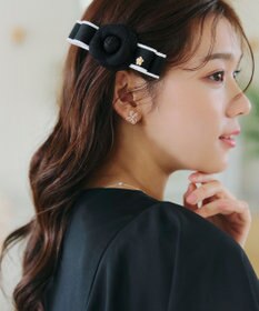 Tiaclasse 【安田美沙子さん着用・選べる2TYPE】ローズモチーフバレッタ