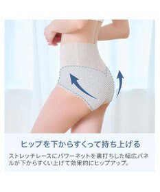 BRADELIS New York 【カヤビューティーラボ】レーシーハイウエストショーツ25 深め ハイウエスト お腹すっきり 補正 補整下着