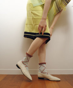 TRICOTE クロスチェックソックス