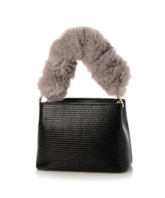 UNBILLION cachecache スパイラルエコファーハンドルスクエアミニショルダー