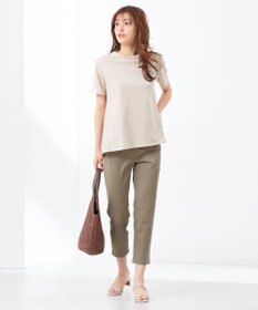 ANY SIS 【撥水】サテンストレッチビューティ パンツ