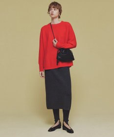 UNFILO ナローライン ニットスカート