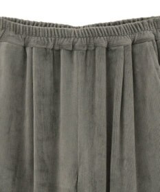 Green Parks ぽかぽか裏起毛ベロアイージーパンツ