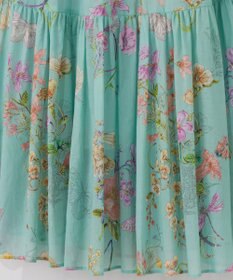 GRACE CONTINENTAL ボタニカルティアードドレス