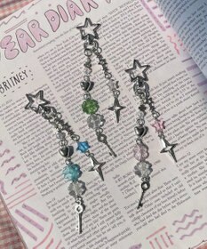 WEGO スタークローバービーズキーホルダー