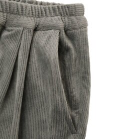 Green Parks ぽかぽか裏起毛ベロアイージーパンツ