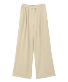 Green Parks ぽかぽか裏起毛ベロアイージーパンツ