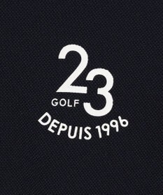 23区GOLF 【WOMEN】【吸水速乾】カノコ ボーダー半そで ポロシャツ