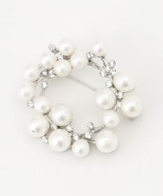 ANY パールサークルブローチ