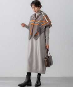 23区 【WEB&一部店舗限定】ウールカシミヤ デザイン ストール