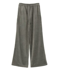 Green Parks ぽかぽか裏起毛ベロアイージーパンツ