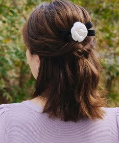 Tiaclasse 【安田美沙子さん着用・選べる2TYPE】ローズモチーフバレッタ