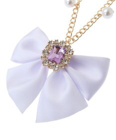 Maison de FLEUR ビジューリボンパールバッグチャーム