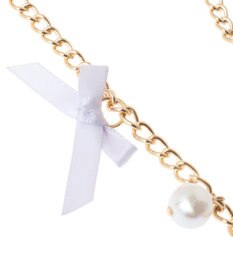 Maison de FLEUR ビジューリボンパールバッグチャーム