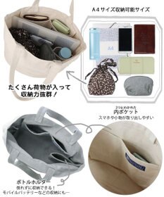 ROOTOTE 1018【A4サイズ収納】SN.ミディアム.リサイクルコットン-D