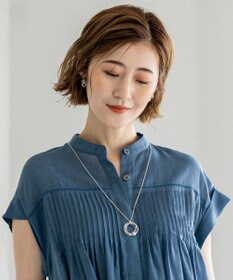 23区 ナローリングトップ ネックレス シルバー系