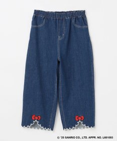 ANY KIDS 【ハローキティ×ANY KIDS】デニムワイドパンツ