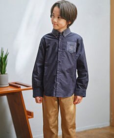 J.PRESS KIDS 【100-130cm】 チェックコンビオックスシャツ