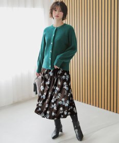 ANY SIS フラワータック スカート