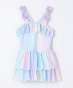 ANY KIDS 総柄 フリル ワンピース 水着