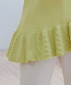 Tiaclasse 【洗える】ななめフリルニットプルオーバー