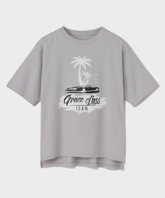 GRACE CONTINENTAL リゾートプリントTシャツ