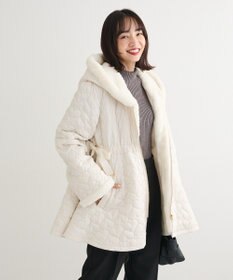 Green Parks ・ｓｗｉｎｇ　ｂｙ　ハートキルトフレアコート