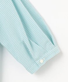 J.PRESS LADIES S 【洗える】SHEER ギンガム スキッパー ブラウス