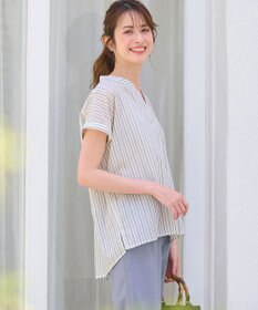 ANY SIS 【洗える】スキッパーイージー シャツ