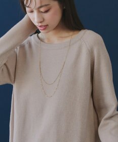 Tiaclasse 【洗える】ななめフリルニットプルオーバー