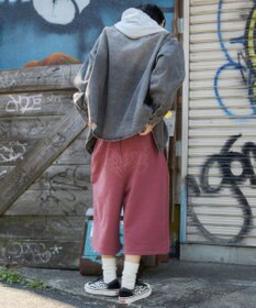 WEGO 【ユニセックス着用ITEM】ピグメントグラフィックショーツ