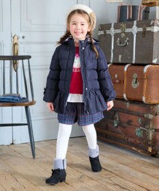 ANY KIDS 裏シャギーチェックショートパンツ