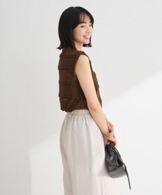 Green Parks ・ＳＵＧＡＲ　ＳＰＯＯＮ　フリルレースノースリーブ