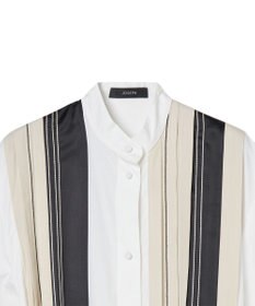 JOSEPH 【洗える】ポプリンカラーブロック　シャツドレス