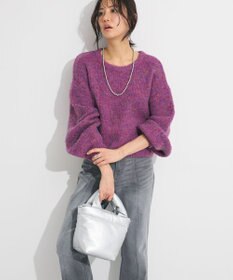 Green Parks ・ＥＬＥＮＣＡＲＥ　ＤＵＥ　ミックスシャギーニット