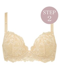 BRADELIS New York 【BRADELIS New York/ ワイヤー 育乳補整ブラ】ナオミステップ2ブラ24A2 ブラデリス 補正 ブラジャーSTEP2 寄せる