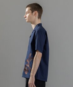 JOSEPH HOMME 新柄【洗える】メキシカンエンブロイダリー　オープンカラー半袖シャツ