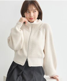 earth music&ecology ＢＩＧカラージップカーディガン