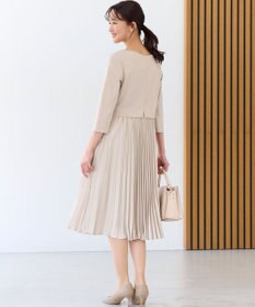 組曲 【KUMIKYOKU NAVY】ジャージーコンビプリーツ ワンピース