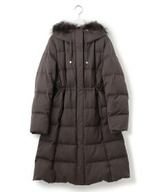 23区 S 【撥水加工】ブライトウール ロングダウンコート