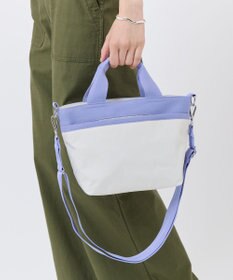 LeSportsac SMALL BUCKET TOTE/メレンゲ/ペリウィンクルドリーム