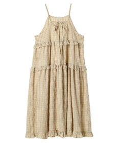 Green Parks ・Ｐｅｔｉｔ　Ｆｌｅｕｒ　チェックティアードキャミワンピ