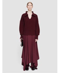 JOSEPH ニューカーディガンステッチ　オープンネックニット