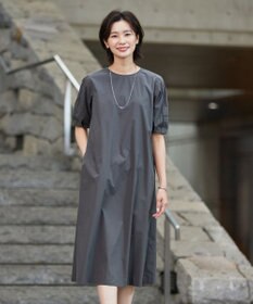 J.PRESS LADIES L 【洗える】ウェザーバイオエアフロー ワンピース