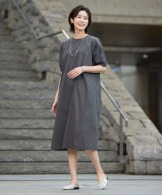 J.PRESS LADIES L 【洗える】ウェザーバイオエアフロー ワンピース