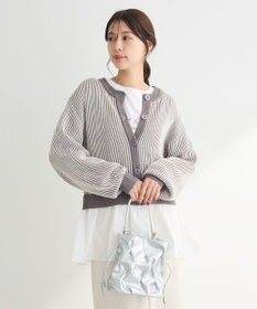 Green Parks 配色リブドッキングチュニック