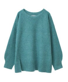 CRAFT STANDARD BOUTIQUE 編み違い斜めスリットニットチュニック