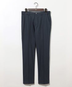 JOSEPH ABBOUD 【ウエストも伸びる/清涼/ストレッチ】ストレッチリネンシャンブレーパンツ ネイビー系